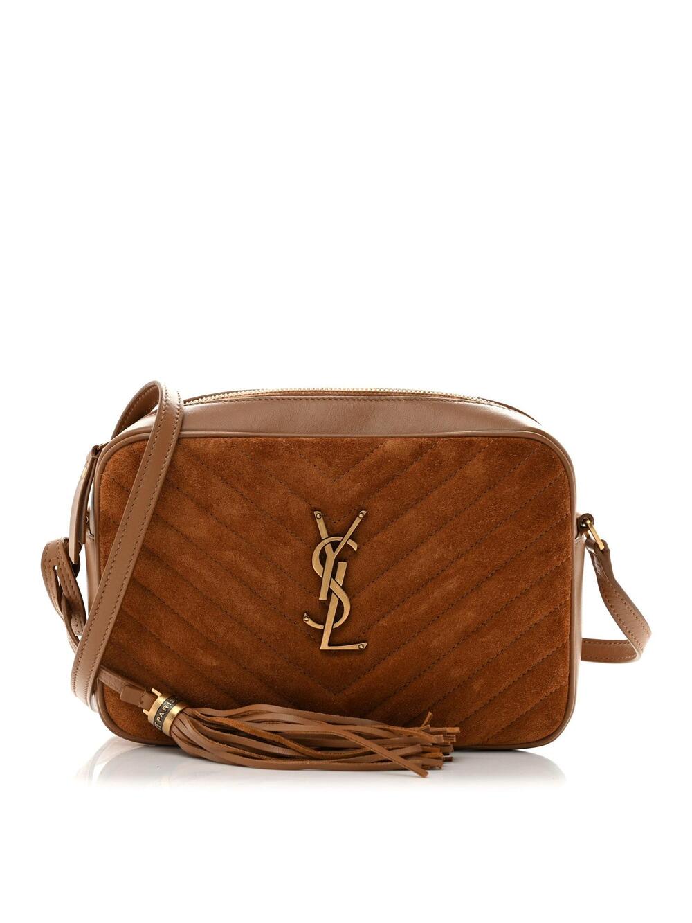 Saint Laurent Suede Matelasse Lou #343901S14B